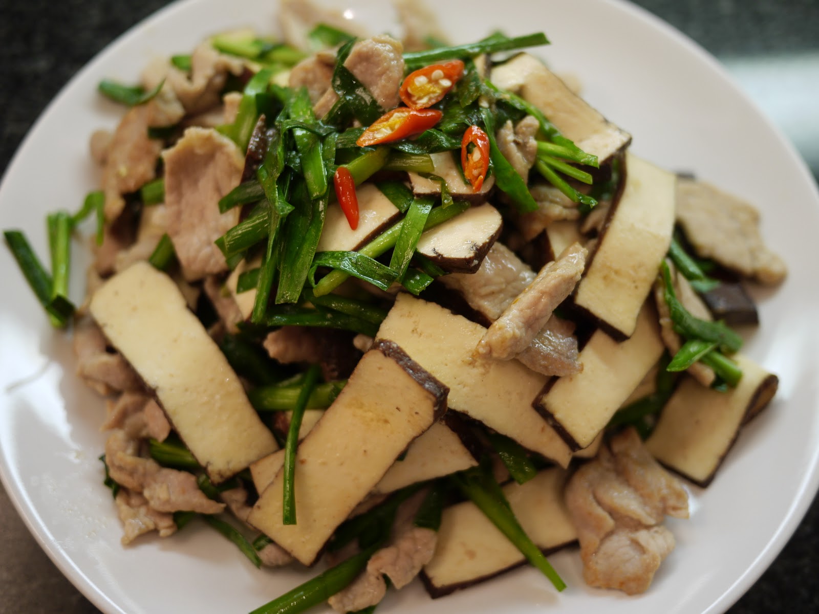 Carol's Kitchen Stir fry pork & tofu