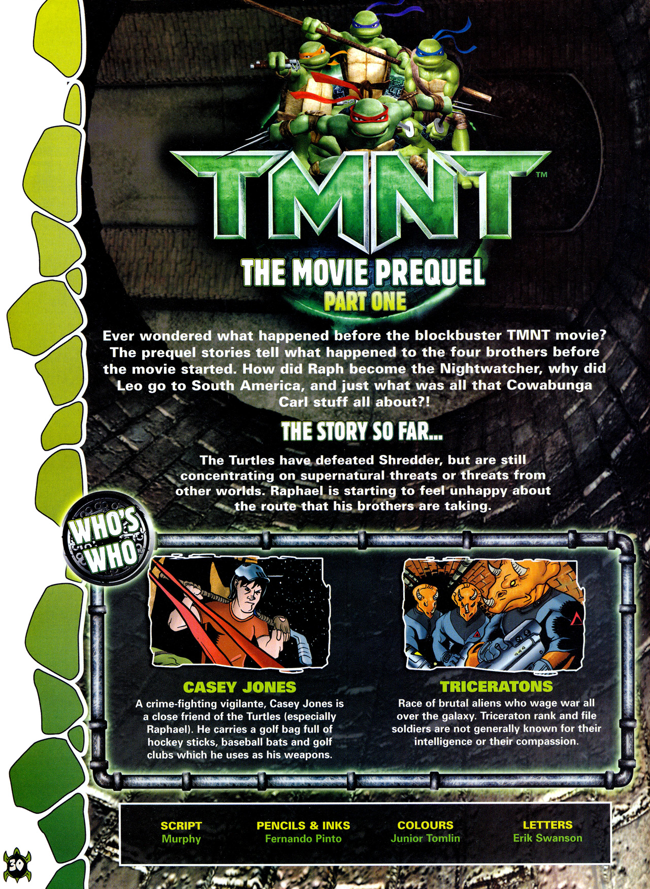 Read online Teenage Mutant Ninja Turtles Comic comic -  Issue #1 - 24
