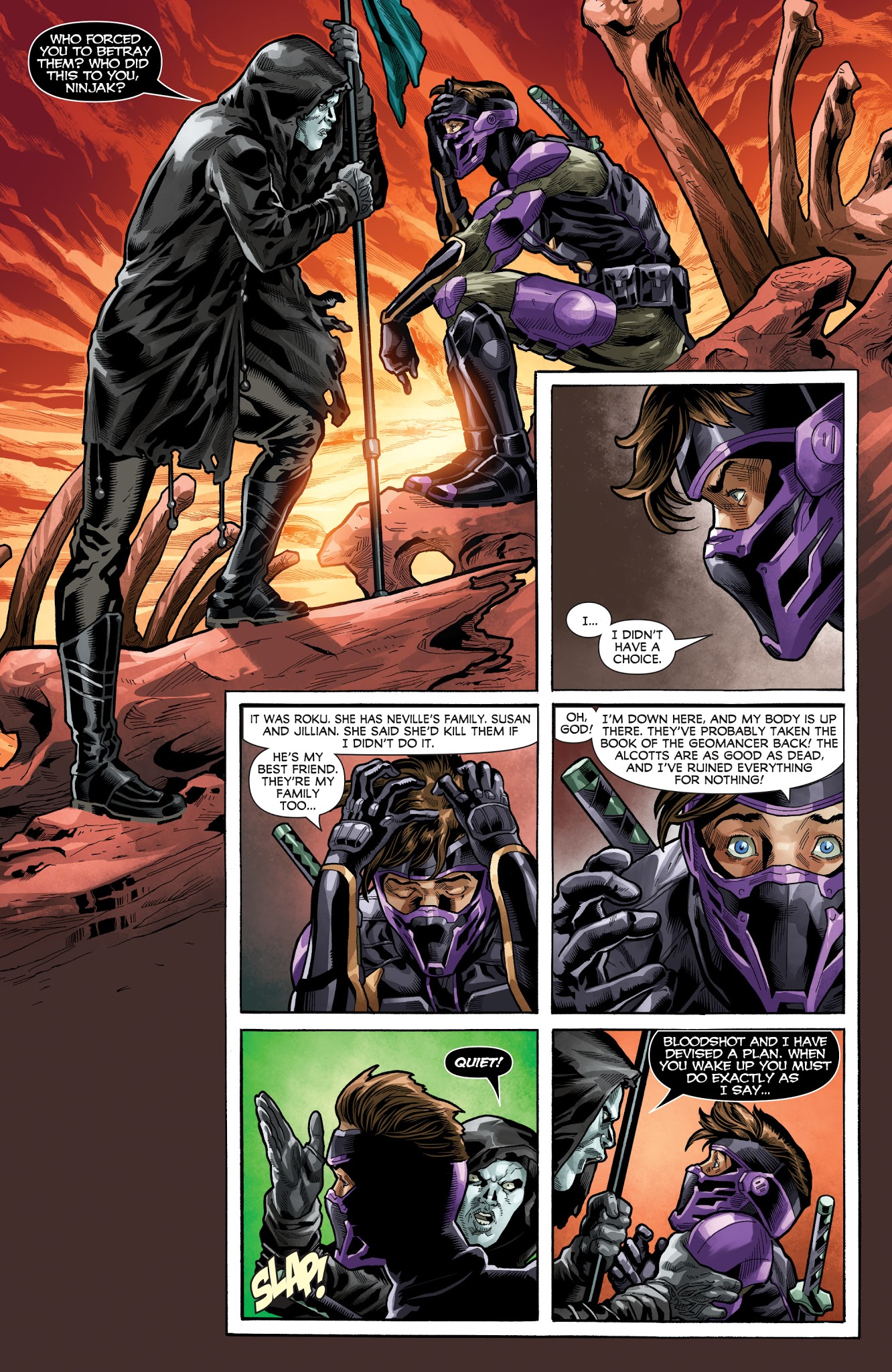 Read online Ninjak Vs. the Valiant Universe comic -  Issue #3 - 8