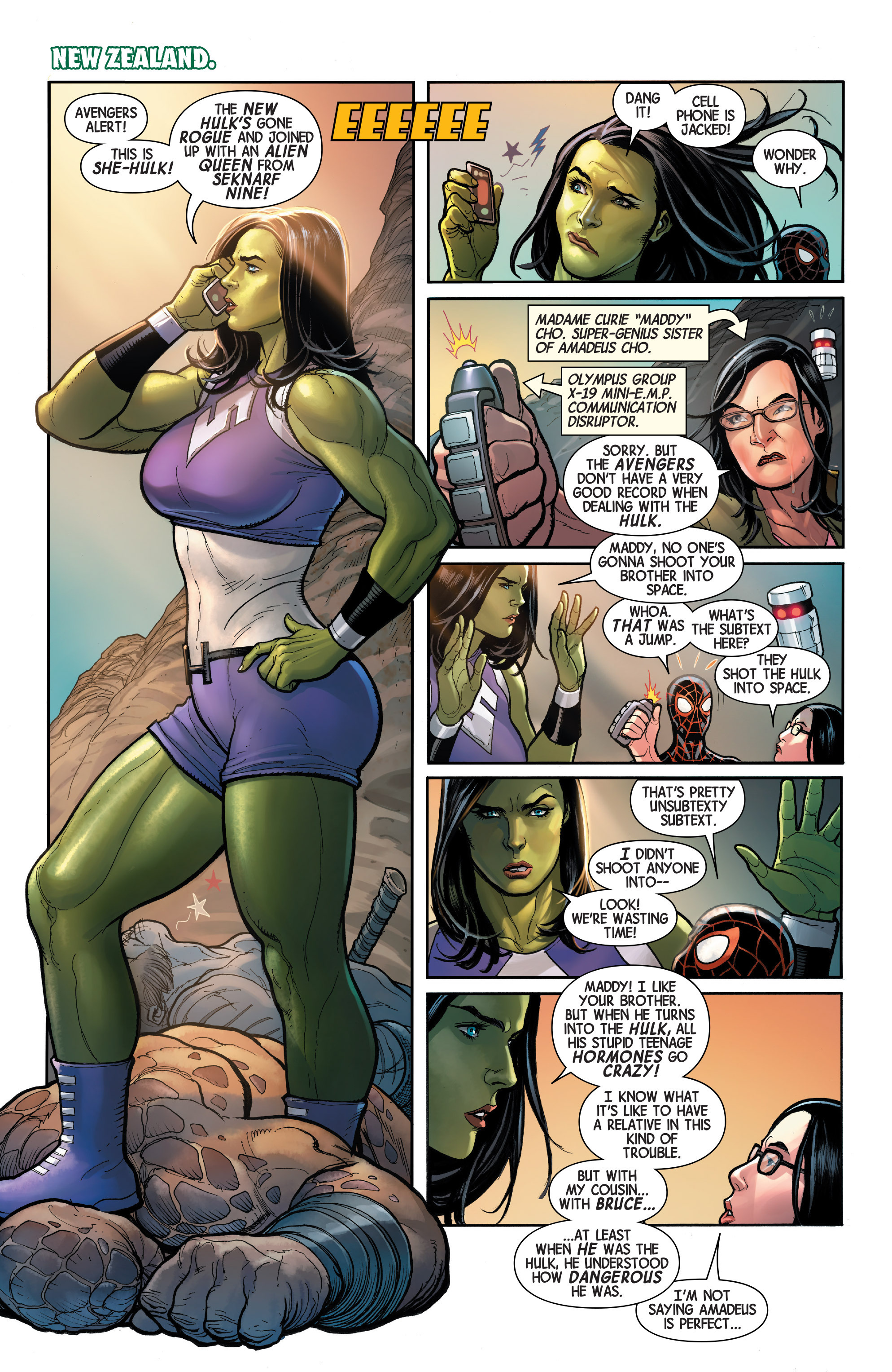 Read online Totally Awesome Hulk comic -  Issue #3 - 5