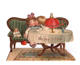 ADORABLE Vintage Valentines Day Card, Cute Little Girl , Stand Up - Ruby  Lane