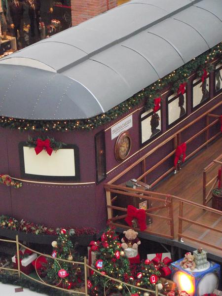 decoração de natal em shopping de Porto Alegre