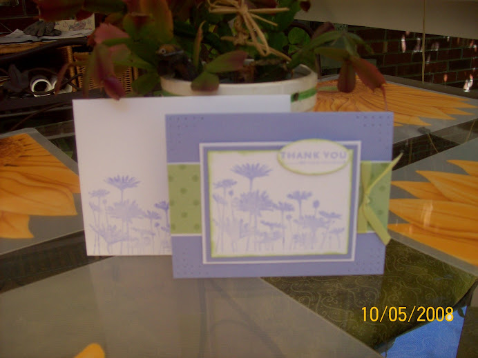 Upsy Daisy....World Card Making Day class, Oct 4, 2008