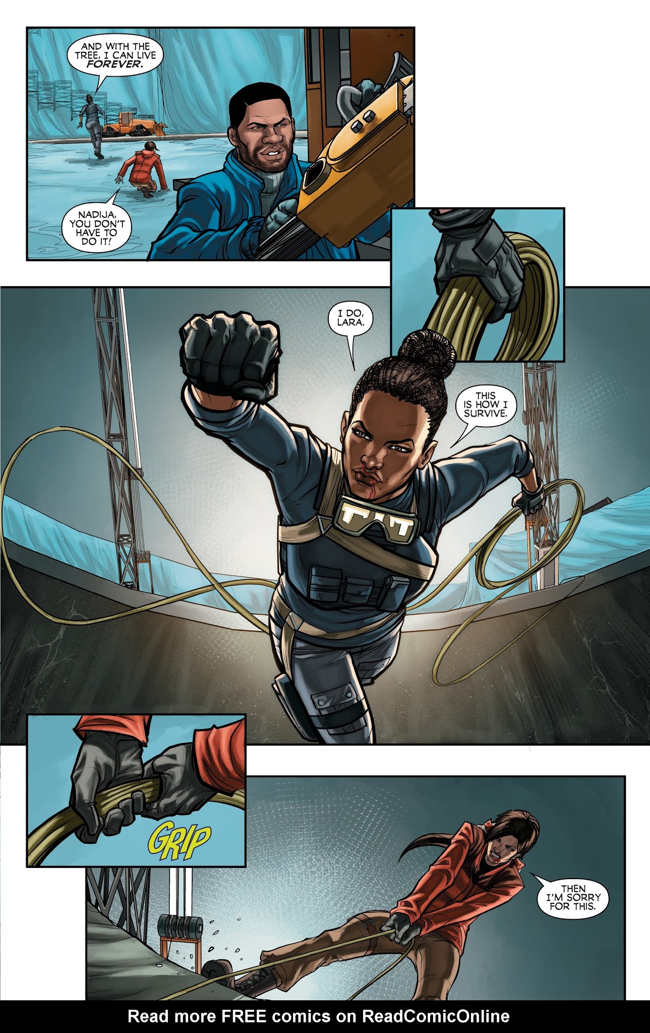 Read online Tomb Raider: Inferno comic -  Issue #4 - 11