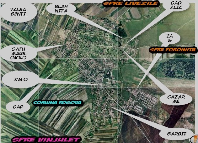 Plan localitatea Rogova