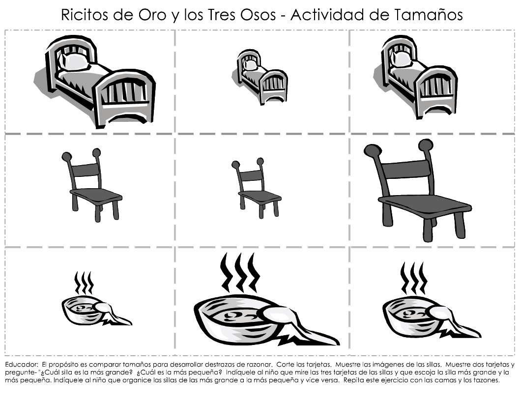 Literatura en kinder: RICITOS DE ORO K2, K3 Y PREPRIMARIA