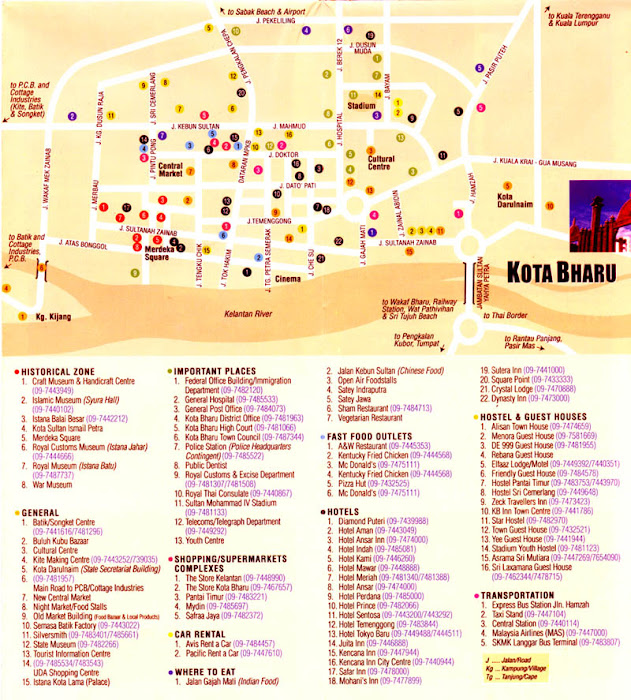 KOTA BHARU MAP