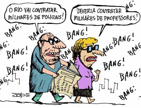 Resultado de imagem para crime organizado charges