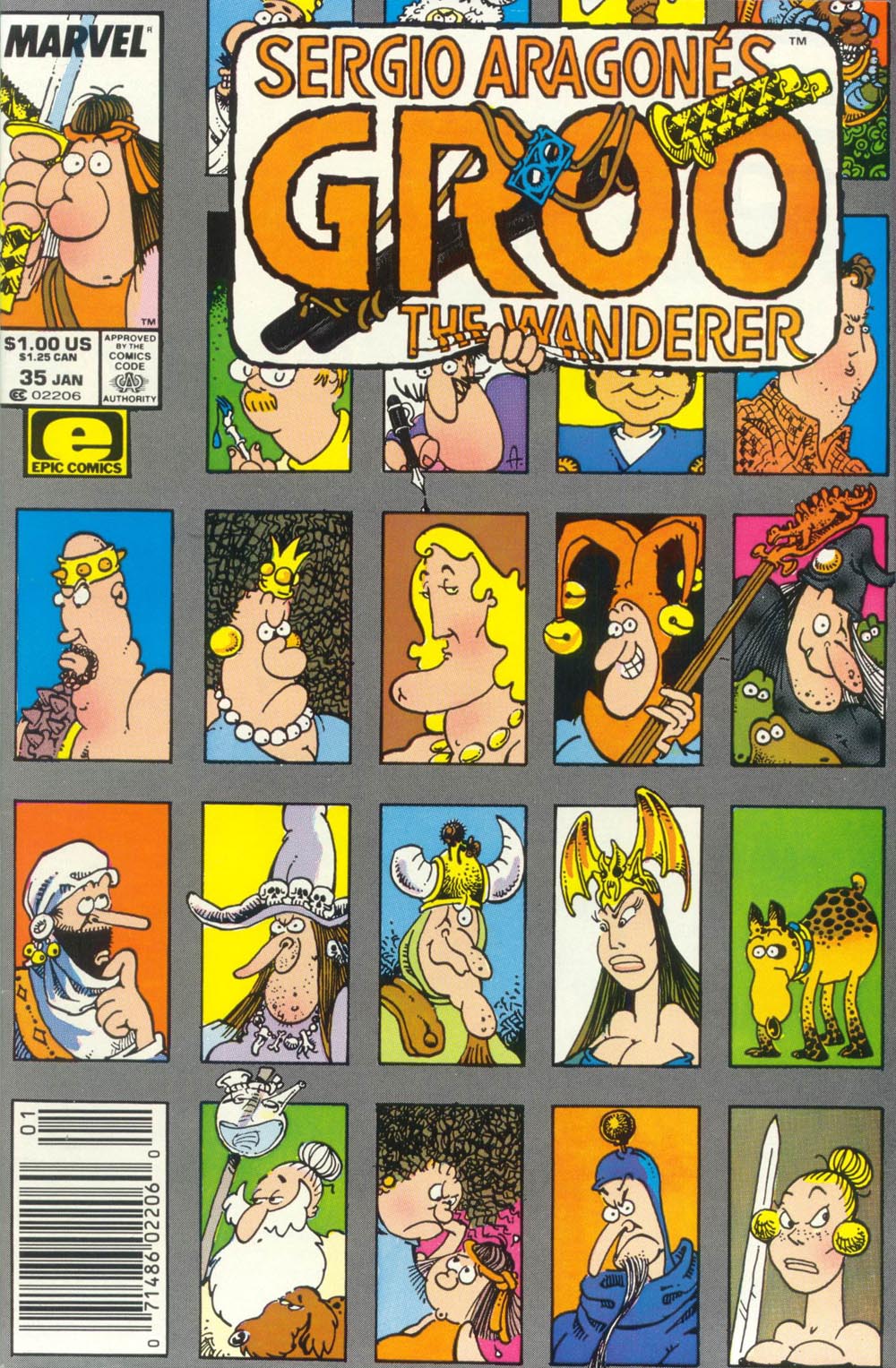 Read online Sergio Aragonés Groo the Wanderer comic -  Issue #35 - 1