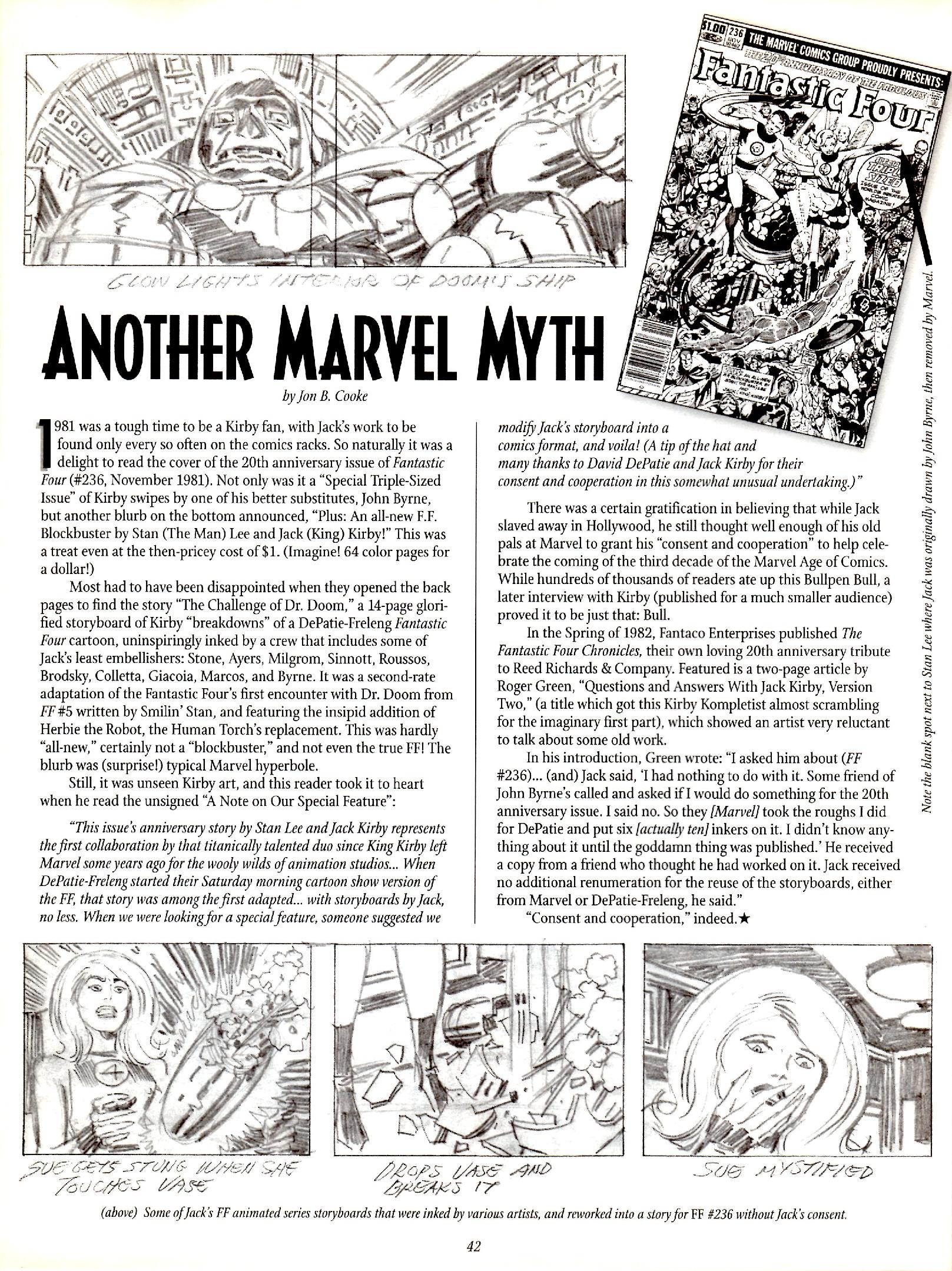 Read online The Jack Kirby Collector comic -  Issue #30 - 40