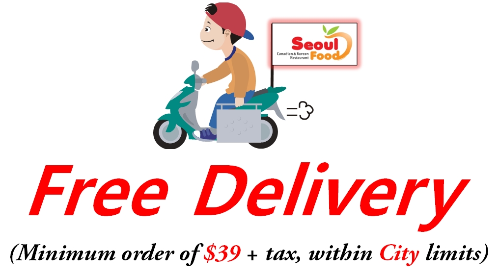 Seoul food canadian korean restaurant cafe free delivery 