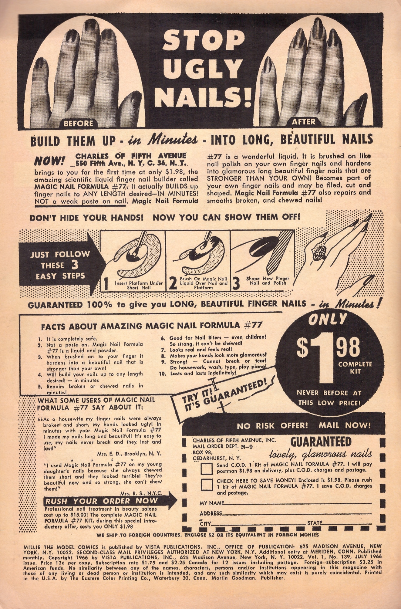 Read online Millie the Model comic -  Issue #139 - 2