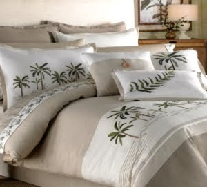 palm tree bedding