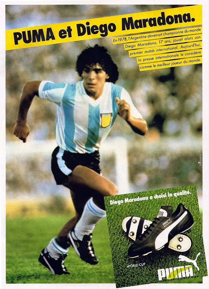 PUB. Puma. Diego Maradona.