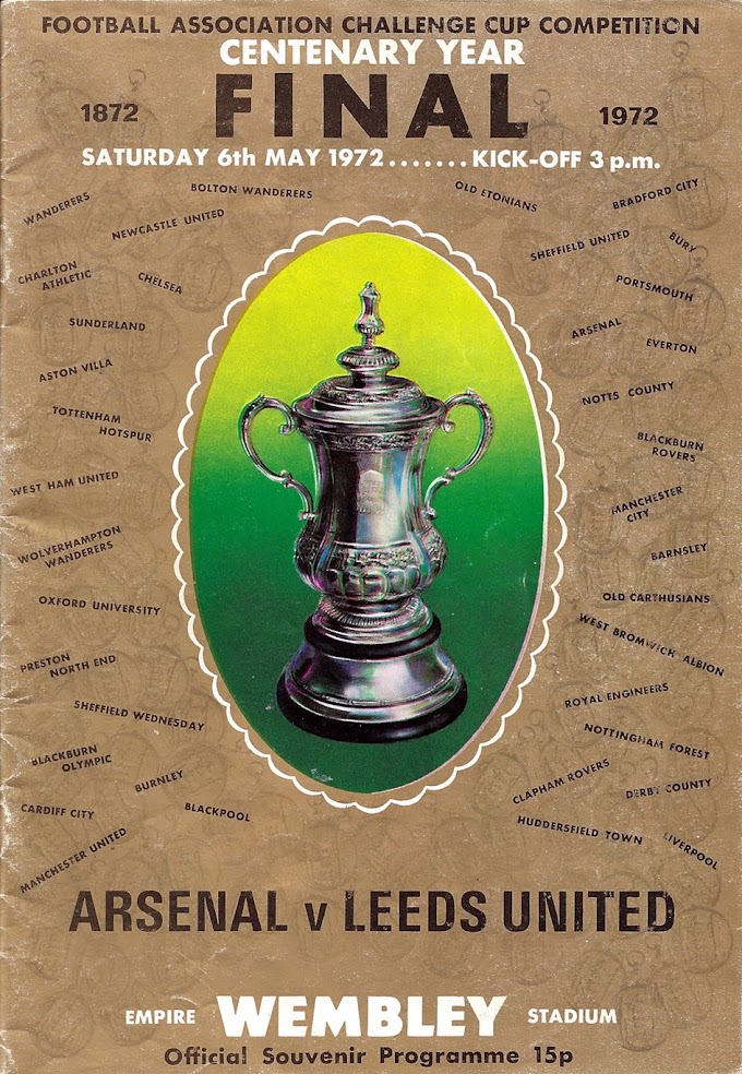 FA CUP FINAL 1972. Leeds United vs Arsenal.