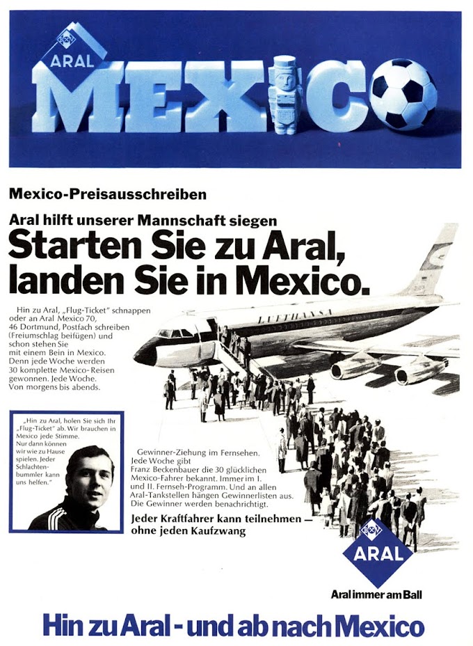 PUB. Mexico 70. Beckenbauer.