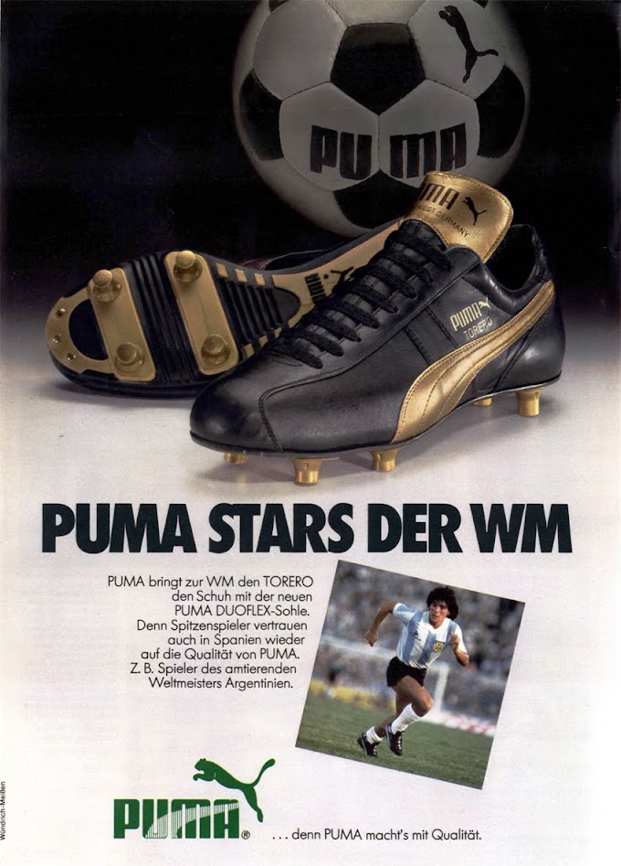 PUB. Puma. Maradona.