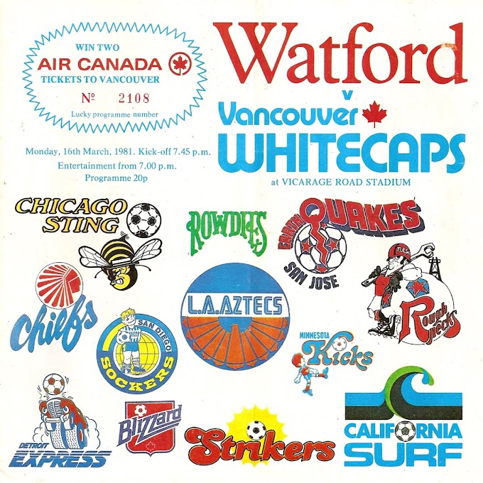 WATFORD-VANCOUVER WHITECAPS 1981.