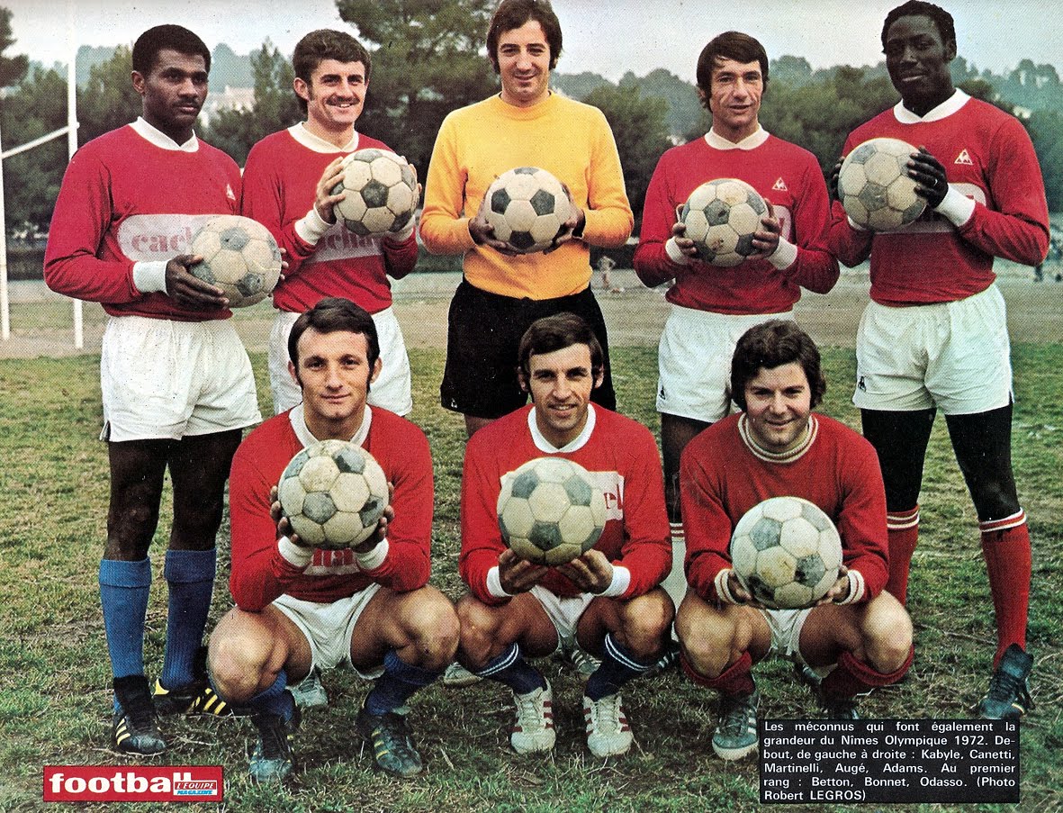 NÎMES OLYMPIQUE 197172.