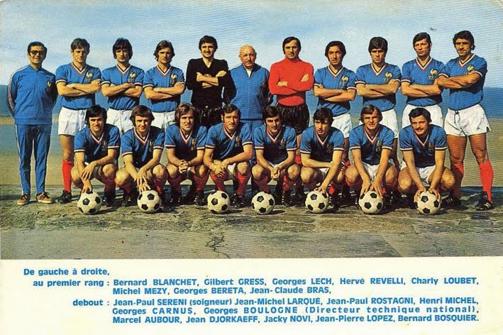 THE VINTAGE FOOTBALL CLUB: EQUIPE de FRANCE 1971-72.