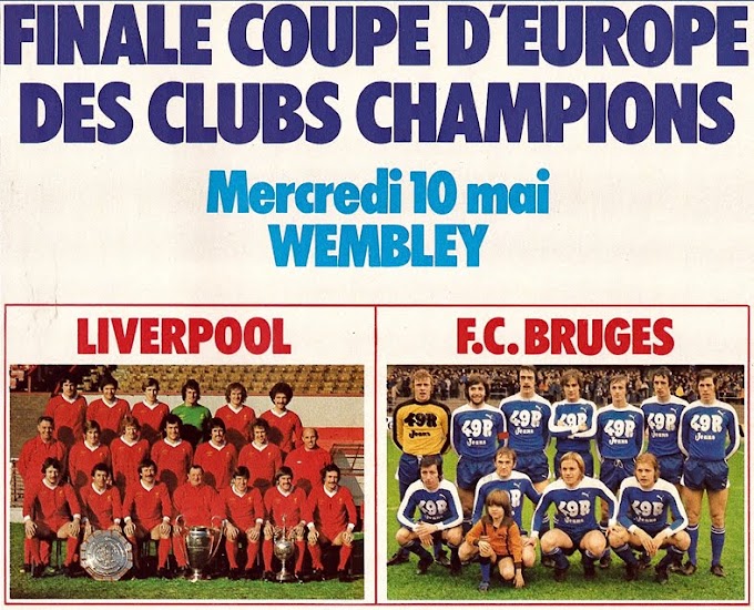 FINALE COUPE DES CLUBS CHAMPIONS 1978. Liverpool vs Club Brugge.