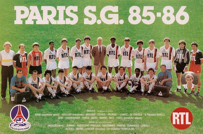 PARIS S.G 1985-86. By Panini.