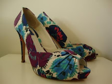 Peep toe florido