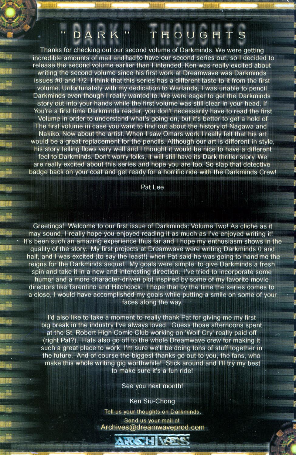 Read online Darkminds (2000) comic -  Issue #1 - 25