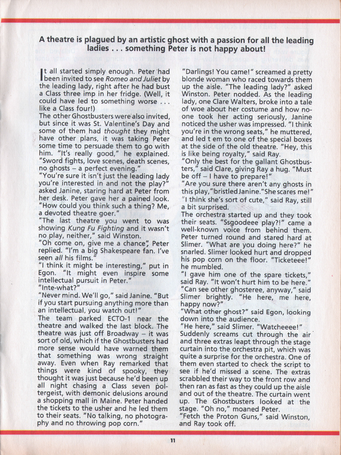 Read online The Real Ghostbusters comic -  Issue #88 - 11