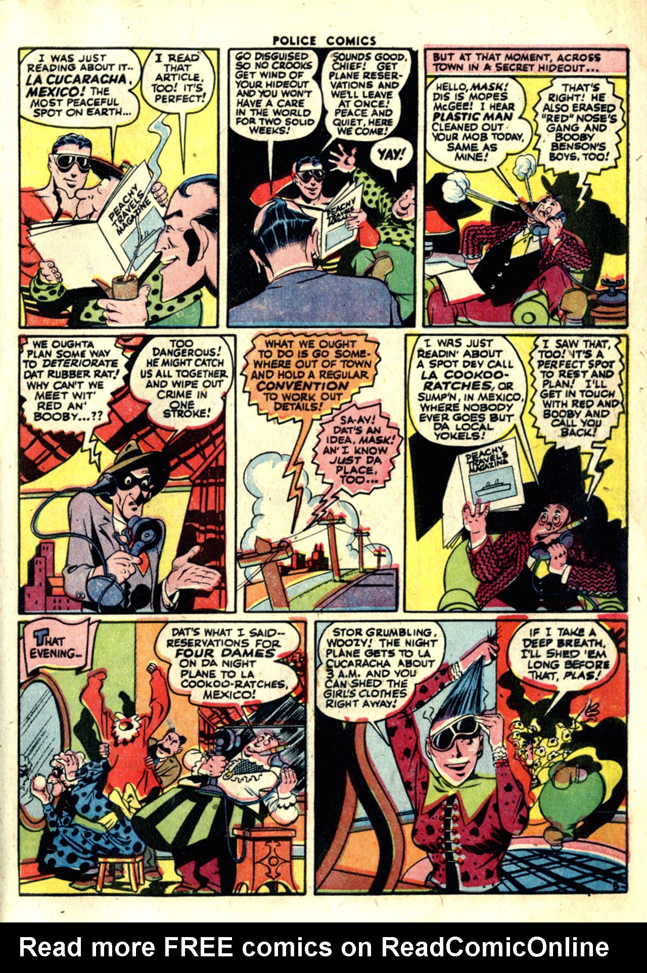 Read online Police Comics comic -  Issue #32 - 7