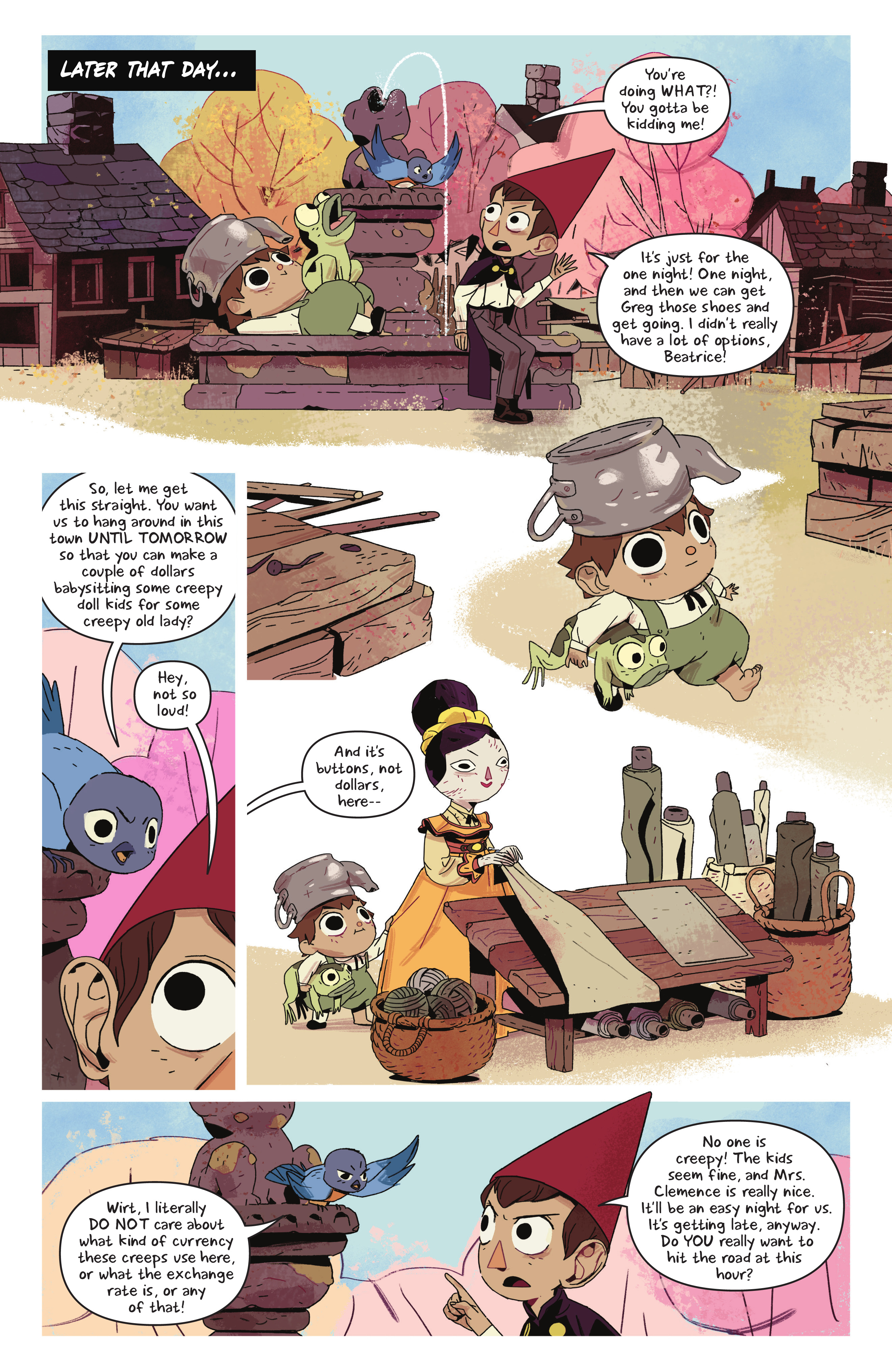 Read online Over the Garden Wall: Hollow Town comic -  Issue # TPB - 32