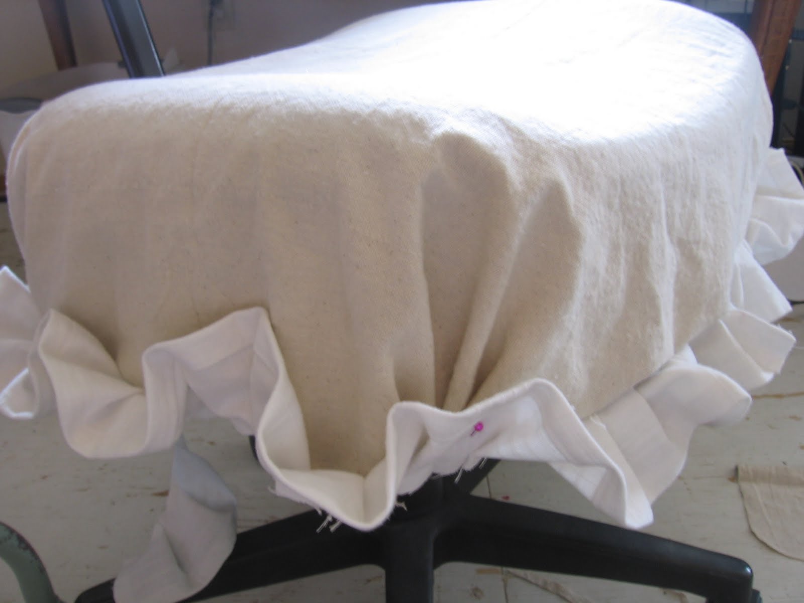 сшить чехол на рабочее кресло