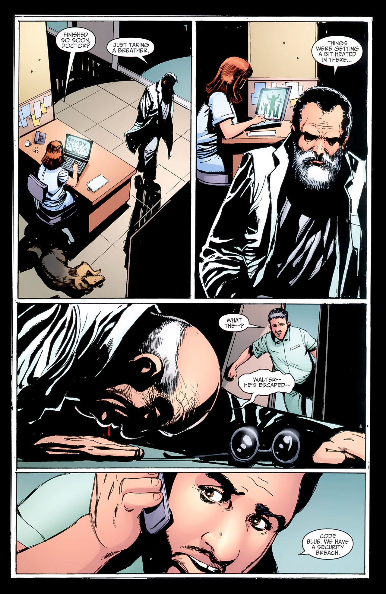 Read online Fringe comic -  Issue #6 - 16
