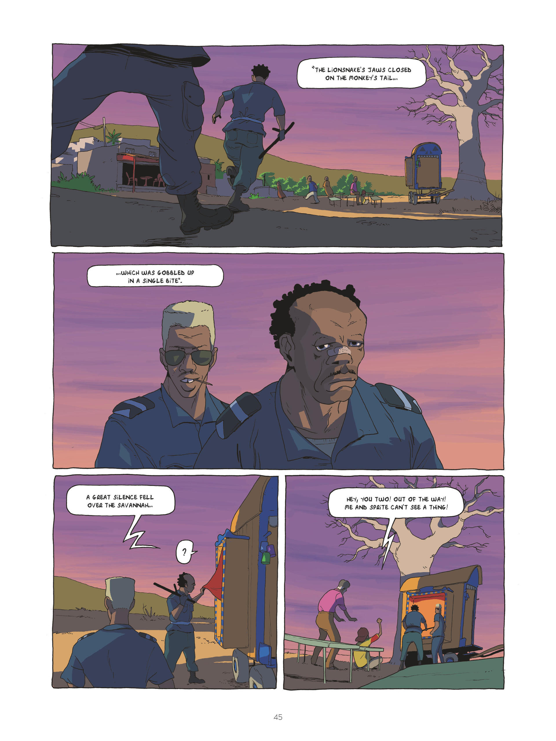 Read online Zidrou-Beuchot's African Trilogy comic -  Issue # TPB 1 - 45