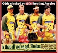 odds on sun beating aussie cricket team