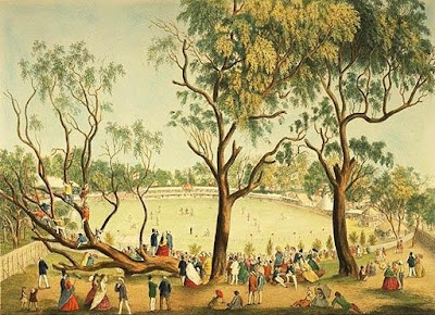 A Cricket Match at the MCG in 1864
