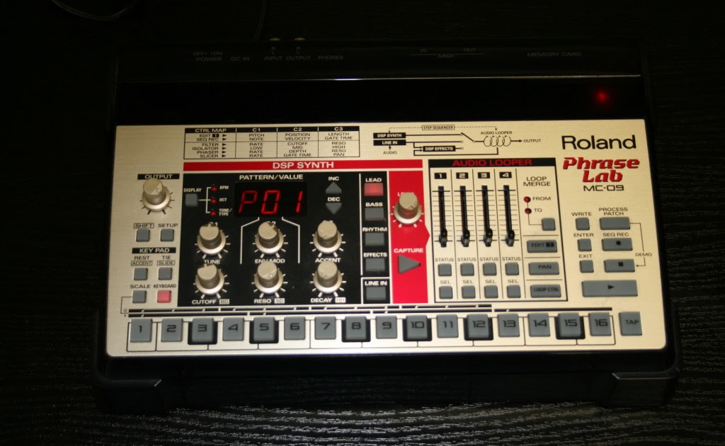 MATRIXSYNTH: Roland MC-09 MC09 Phrase Lab Synthesizer Synth Module