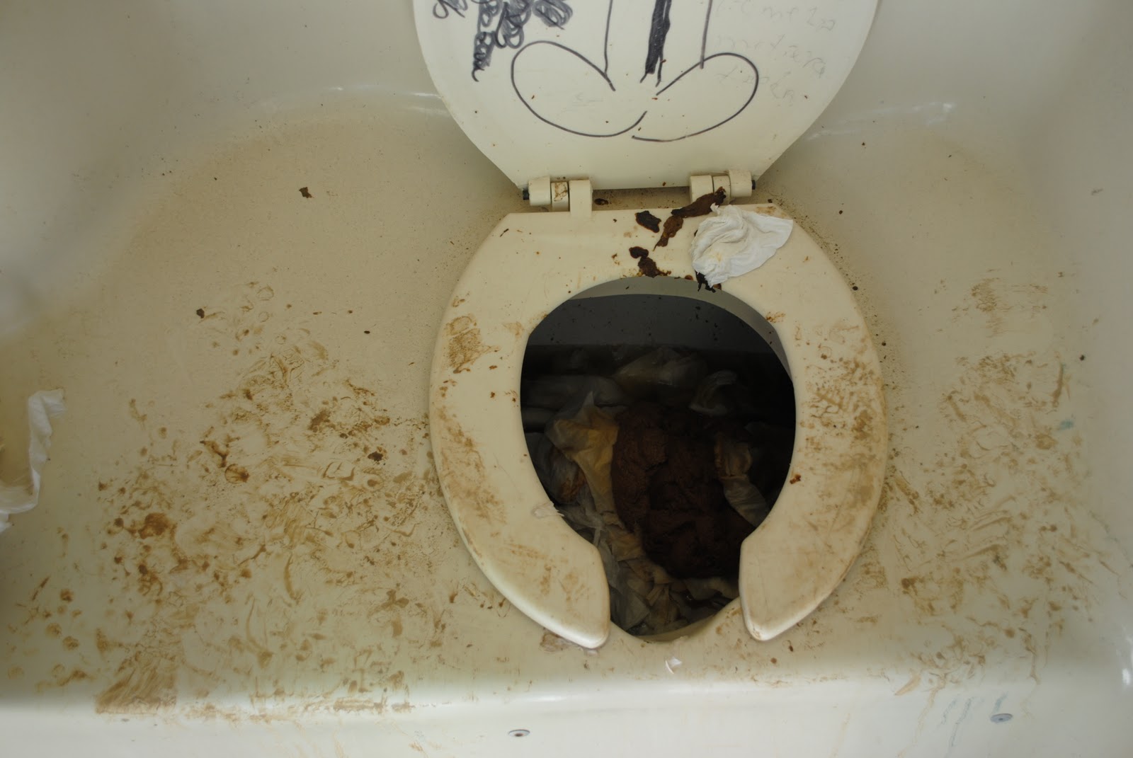 nasty portable toilets