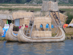 Reed Boats and Floating Platforms, Uros Islands, Lake Titicaca