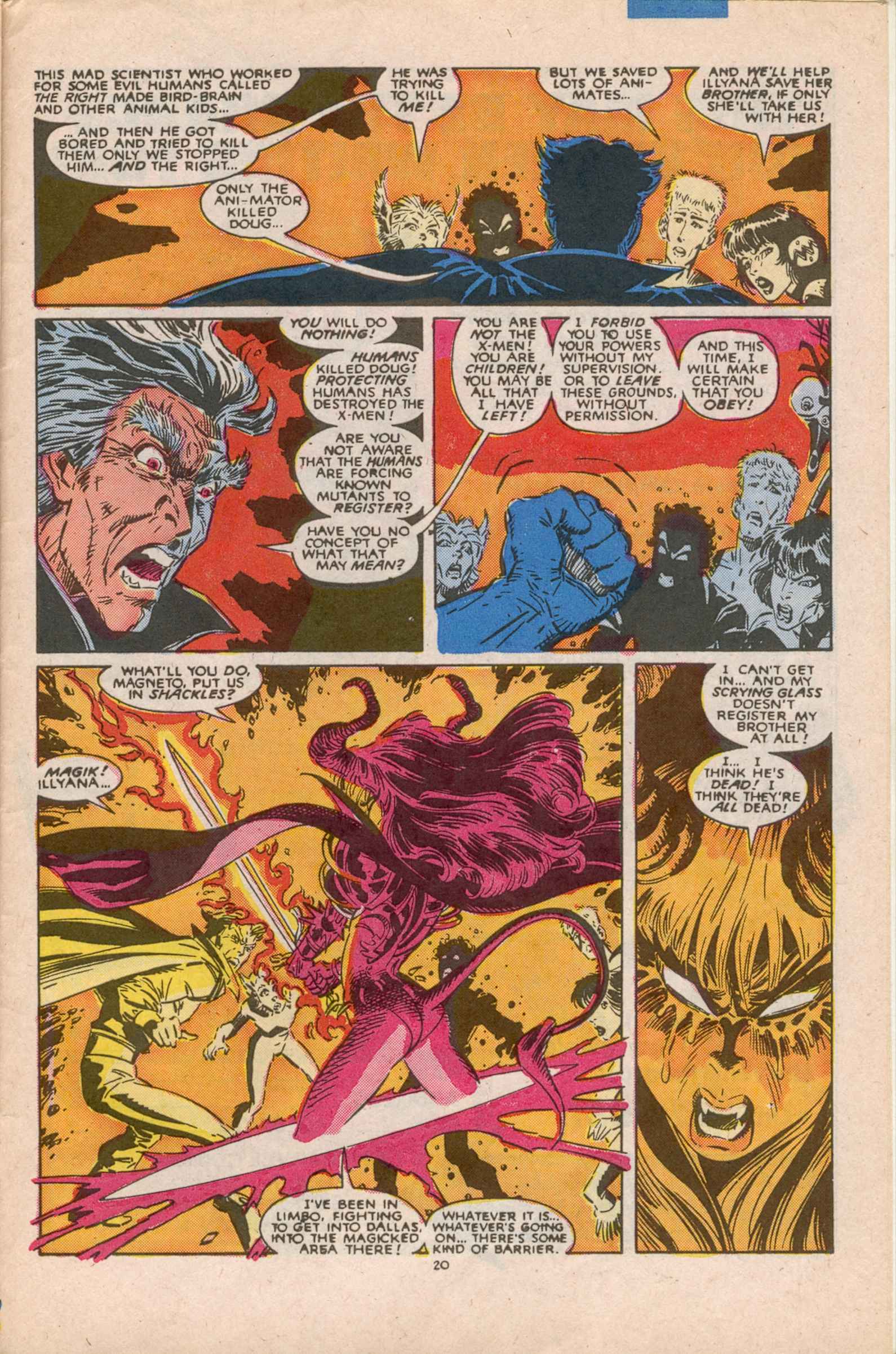 Read online The New Mutants comic -  Issue #61 - 20