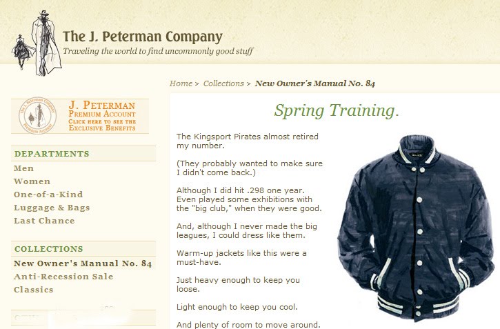 Vince Staten J Peterman Catalog Offers Kingsport Pirates Warm Up Jacket 