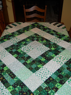 Quilt Inspiration: Free patterns: St. Patrick's Day