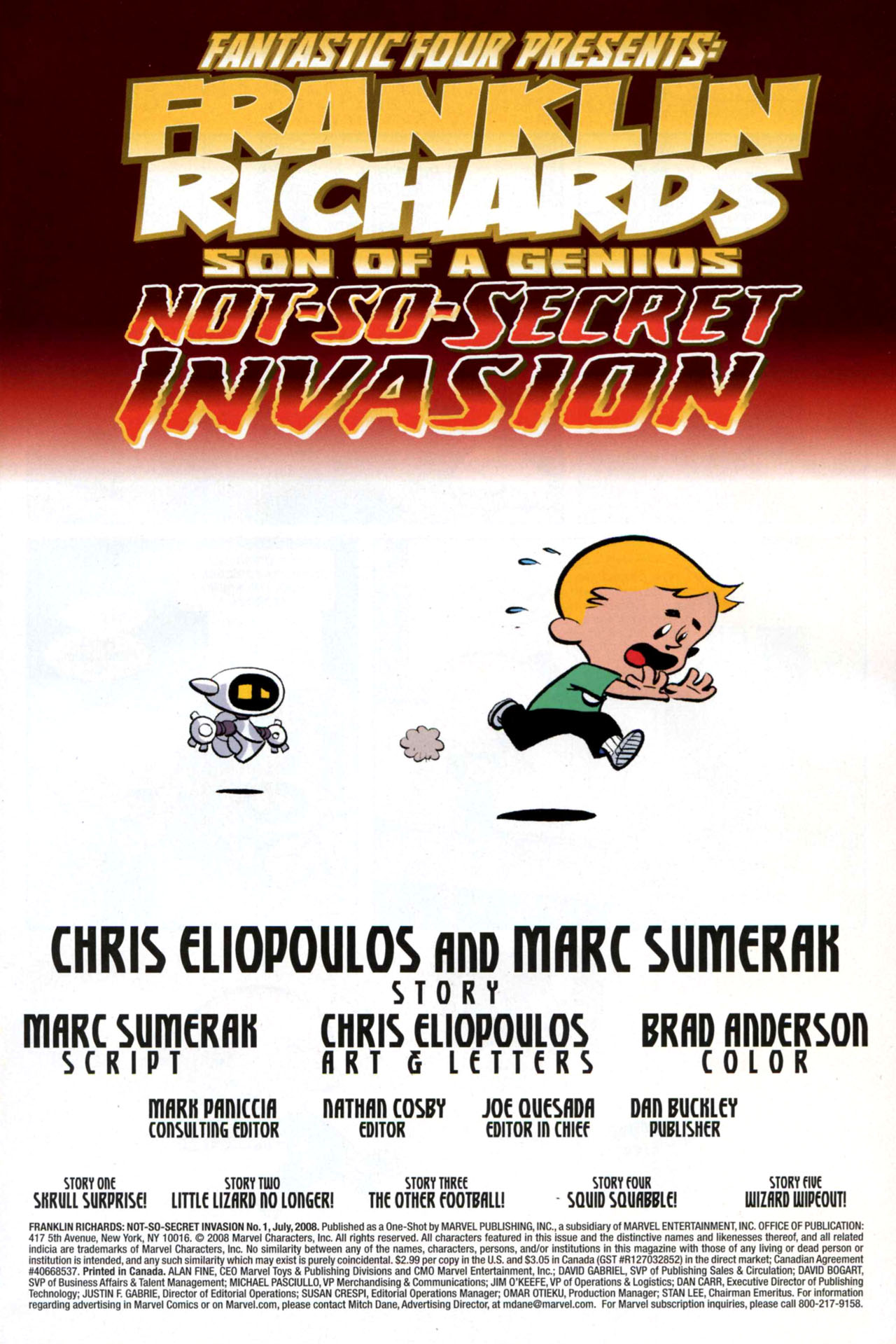 Read online Franklin Richards: Not-So-Secret Invasion comic -  Issue # Full - 2