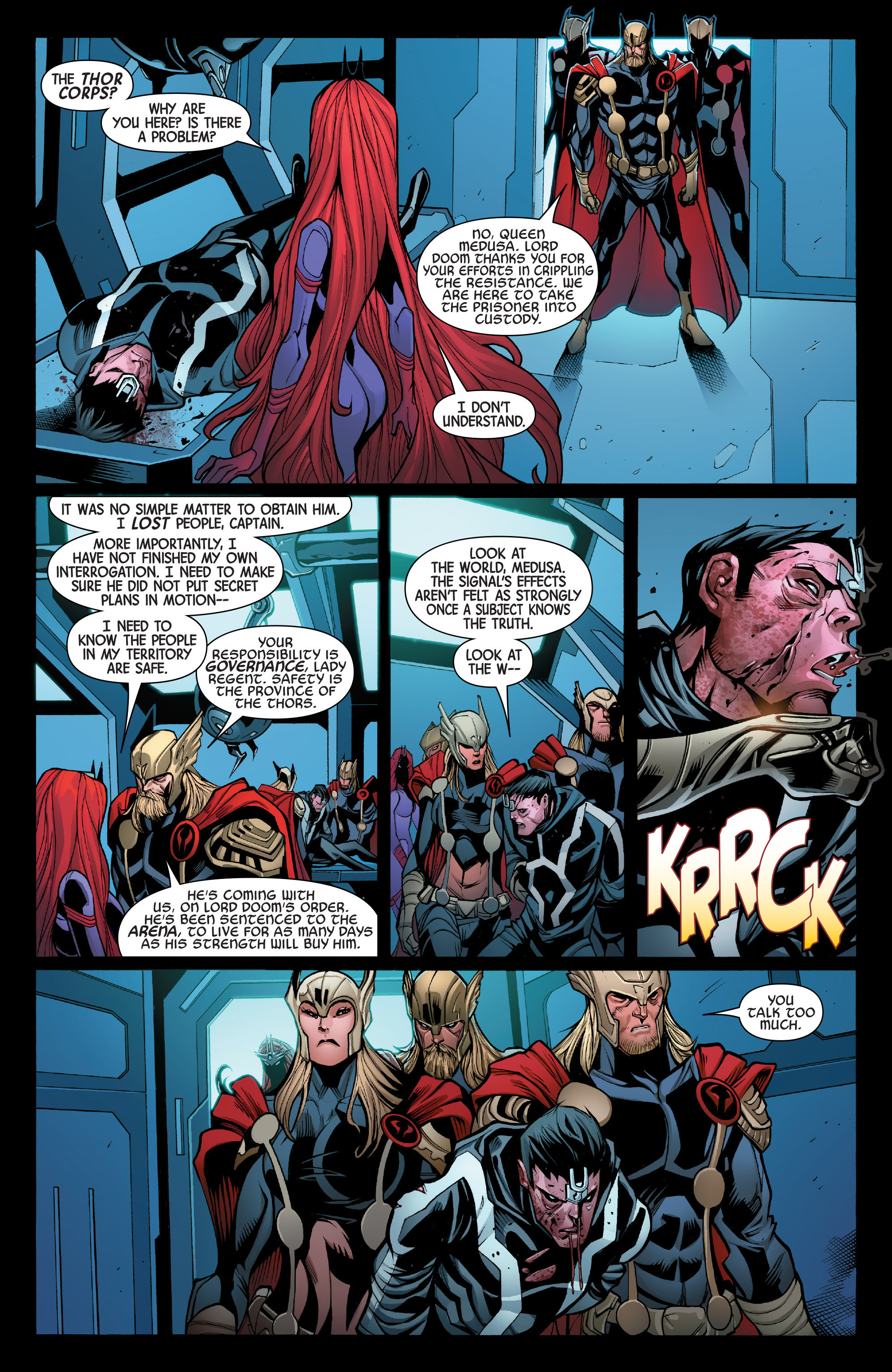 Read online Inhumans: Attilan Rising comic -  Issue #4 - 17