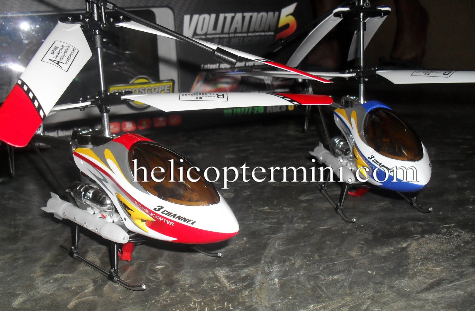 Mainan Remote Kontrol Helicopter Mini Volitation 5 w/gyro