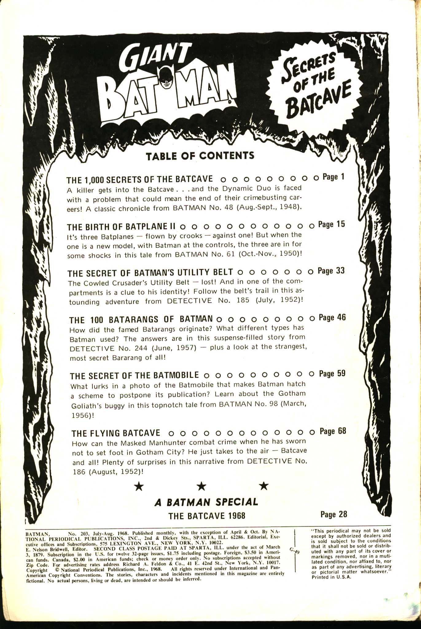 Read online Batman (1940) comic -  Issue #203 - 2