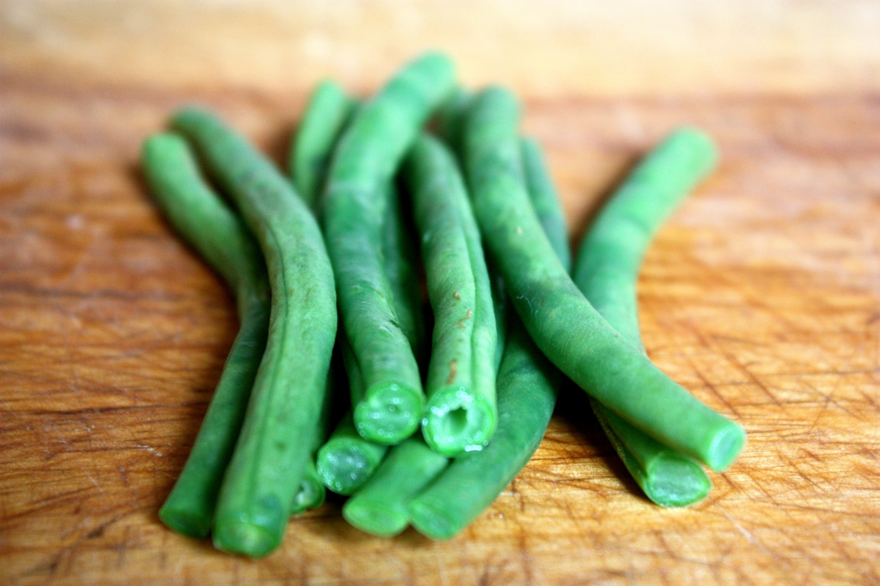 My Own Private Kitchen Garlic and Herb Marinated Green Beans