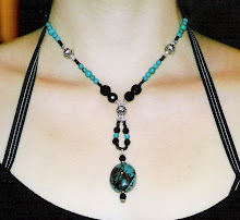 Turquoise, onyx, Bali silver