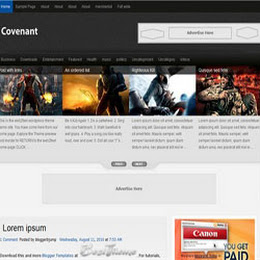 Covenant Blogger template