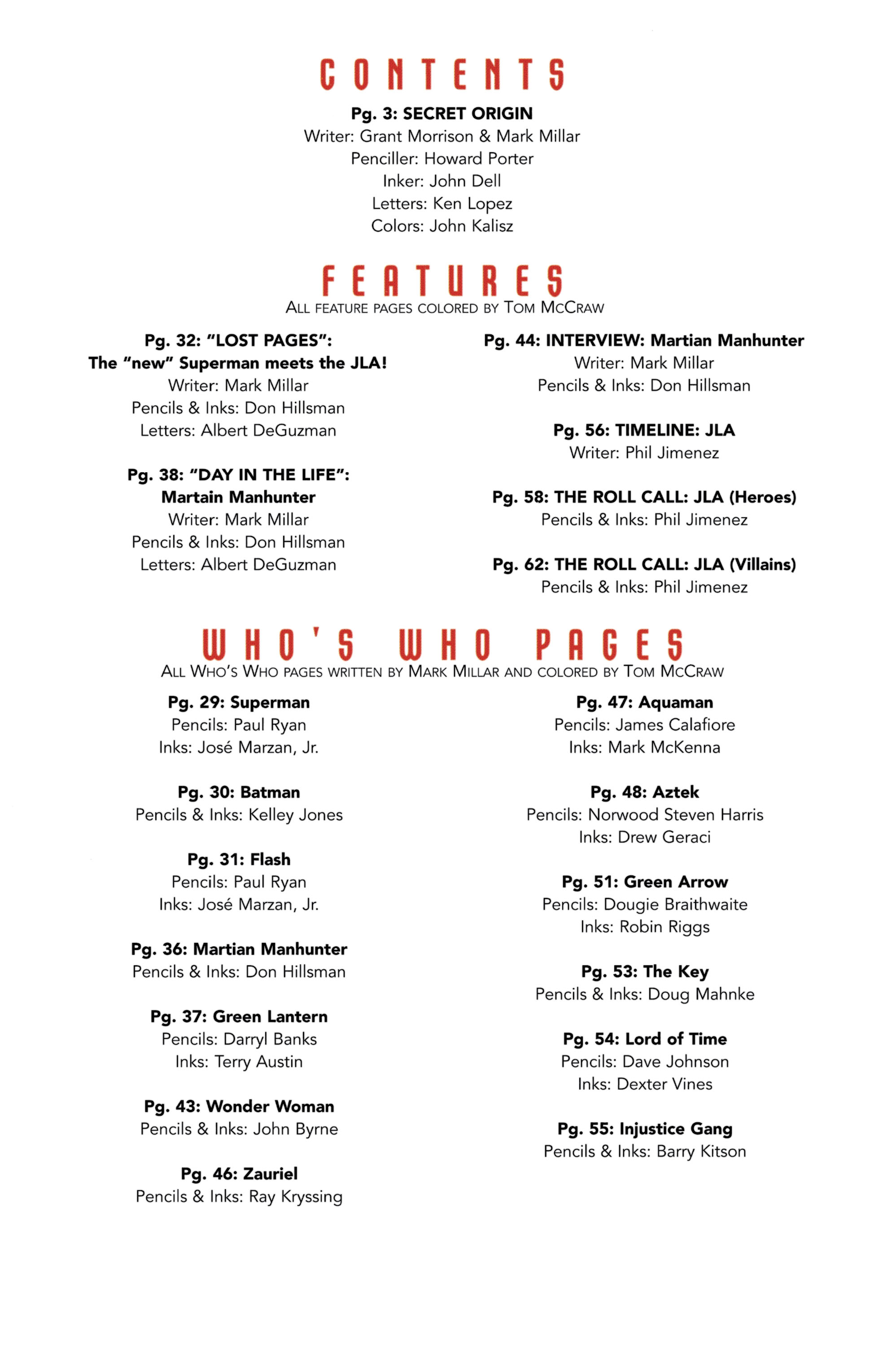 Read online JLA Secret Files comic -  Issue #1 - 3